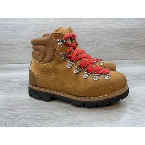 Kinney‎ Shoes Vintage Made in Italy Suede Hiking Boots Men's 4 Women's 5.5-6
